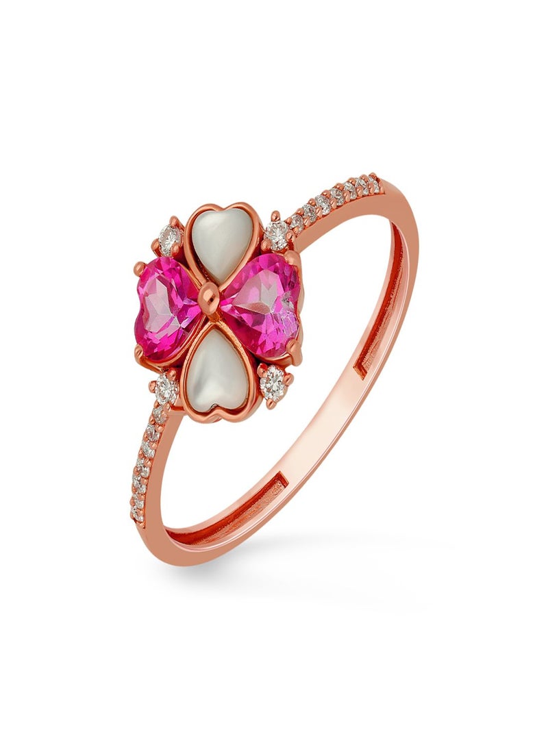 Malabar Gold and Diamonds 18 Karat 750 Purity Mine Diamond Ring MPRGHTH033RN1 - Image 1